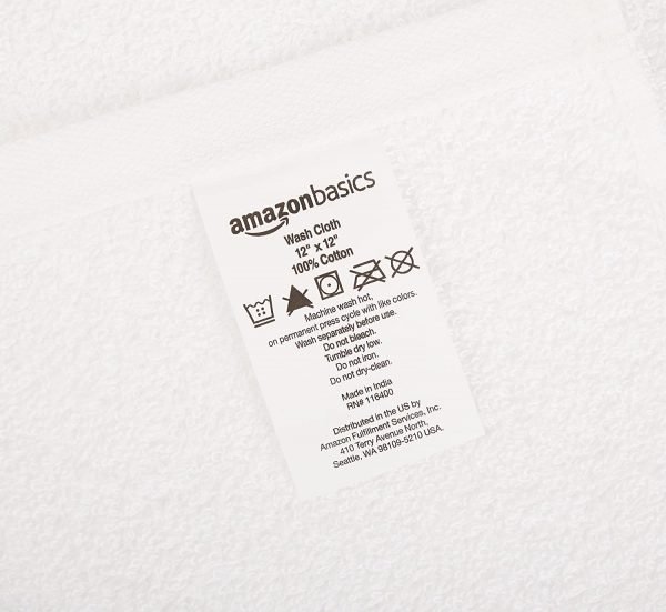 8197sdfOfPL. AC SL1500 1 AmazonBasics Cotton WashclothsAmazonBasics cotton washcloths offer the perfect combination of softness and strength - ideal for anything from gentle face cleansing to general house cleaning. You can divide the pack up, placing some in the bathroom linen closet, some in the nursery, and some in the kitchen drawer or under the sink, plus a couple in your gym bag.The washcloths measure 12x12 inches each and make a useful addition to any home or office. An Amazon Brand.