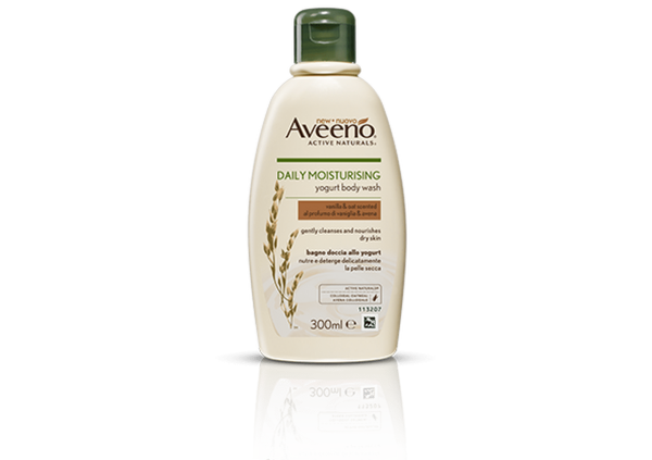 Aveeno Yogurt Body Wash Vanilla Oat 590x416 90204.1542366235 1 <ul> <li>Gently cleanses and revitalises skin</li> <li>Enriched with naturally active colloidal oatmeal and nutrient rich yogurt concentrate</li> <li>Vanilla and oat scented</li> <li>Leaves skin feeling velvety soft</li> </ul>  