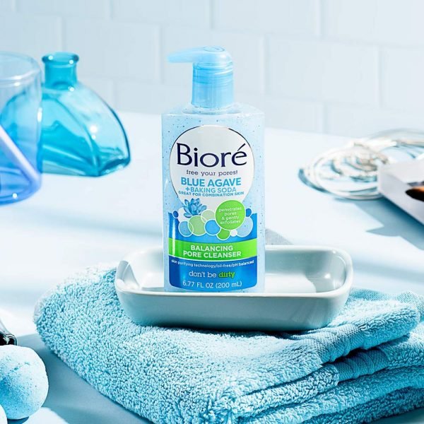 Biore Blue Agave Baking Soda for Combination Skin 3 1