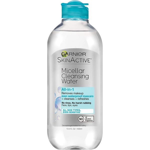 Garnier SkinActive Micellar Cleansing Water for Waterproof Make up 13.5 Fl 1