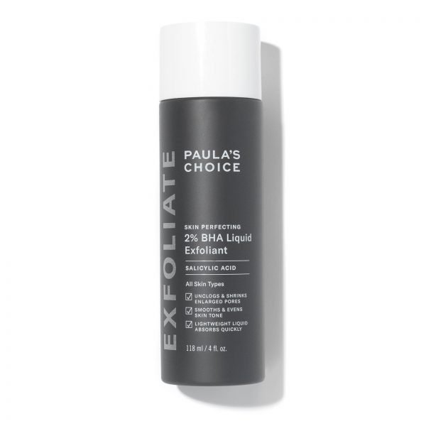 UK200026809 PAULAS 1 this gentle leave-on exfoliant with salicylic acid quickly unclogs pores, smooths wrinkles, brightens and evens out skin tone. <ul> <li>Clears & minimizes enlarged pores</li> <li>BHA (beta hydroxy acid) sheds built-up layers of skin</li> <li>Fluid, lightweight texture absorbs quickly</li> <li>Use twice daily after cleansing & toning</li> </ul>