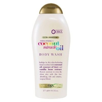 OGX Extra Creamy Coconut Miracle Oil Ultra Moisture Body Wash 19 5 fl oz